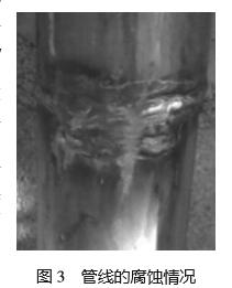 图 3 管线的腐蚀情况