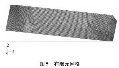 圖 5 有限元網(wǎng)格 圖 5 有限元網(wǎng)格