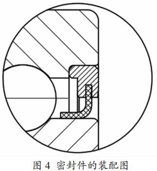 圖 4 密封件的裝配圖 圖 4 密封件的裝配圖